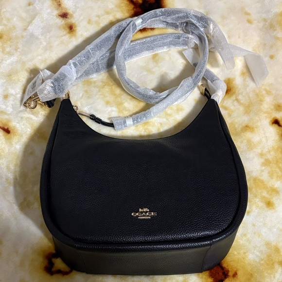 Coach Black Jules  Hobo Bag - Picture 2 of 8